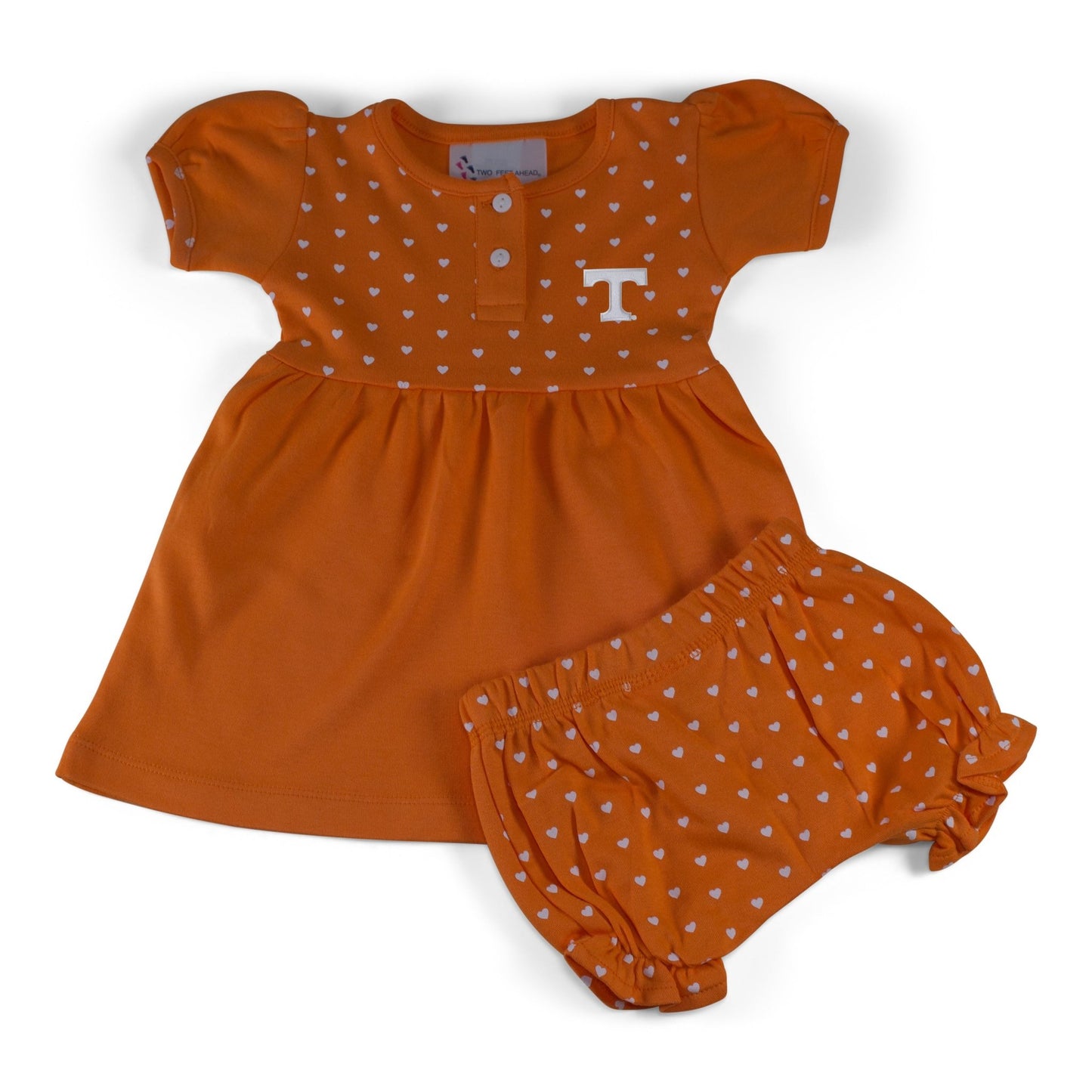 Tennessee Girl's Heart Dress with Bloomers - Abbies Place