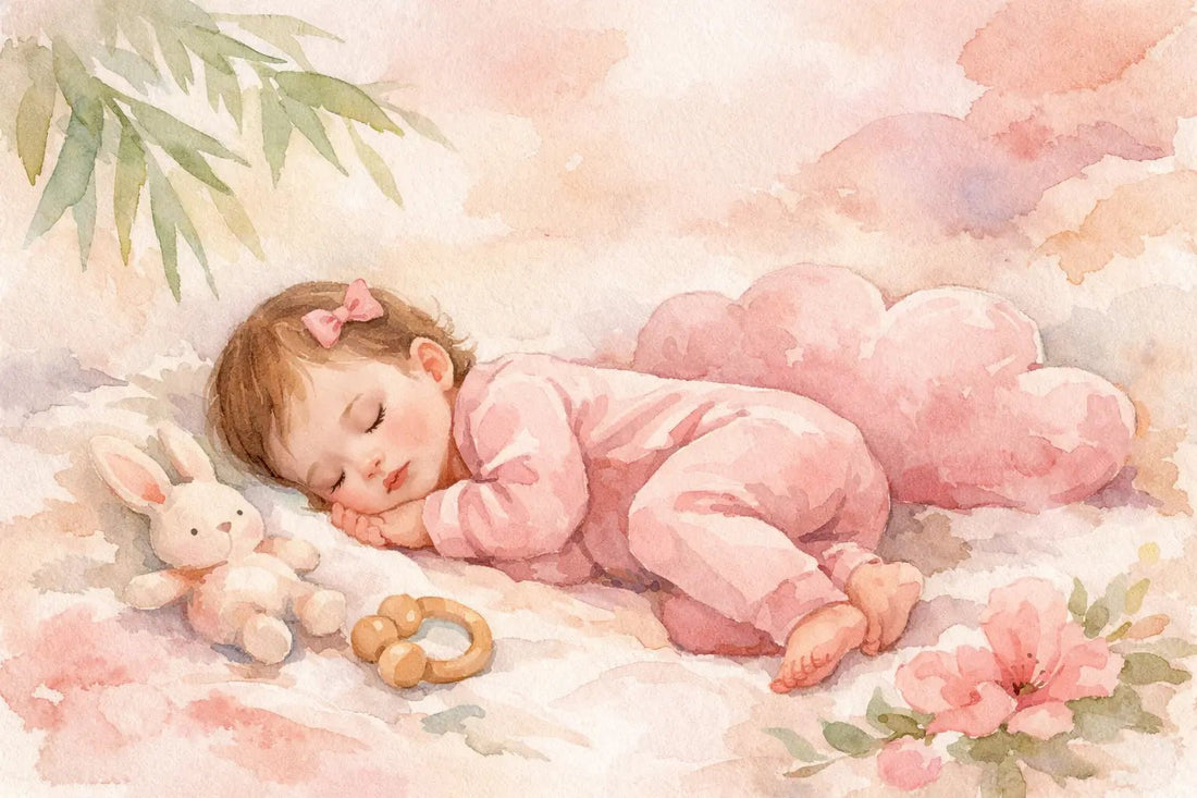 Baby Girl Bamboo Pajamas Parents Love - Abbies Place