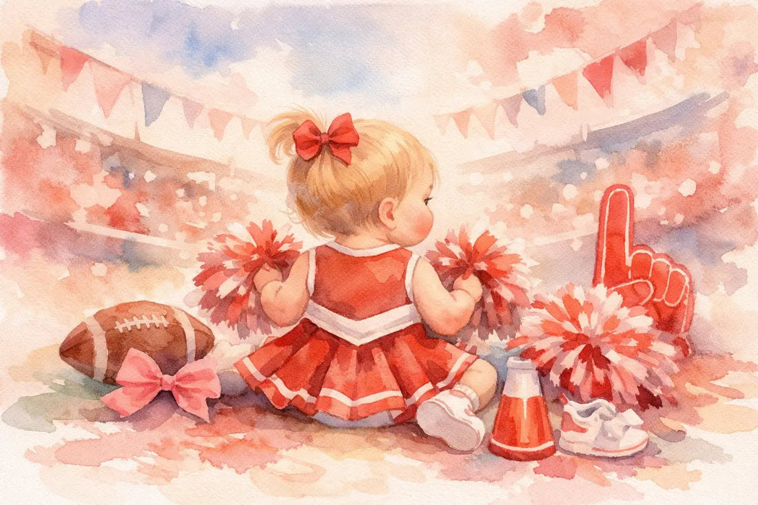 Baby Girl Game Day Outfit Ideas to Cheer in Style - Abbies Place