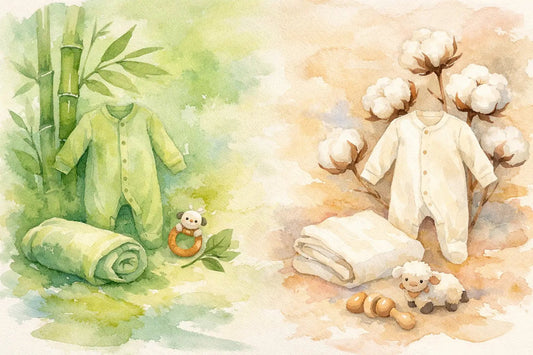Bamboo Baby Sleepers vs Cotton - Abbies Place