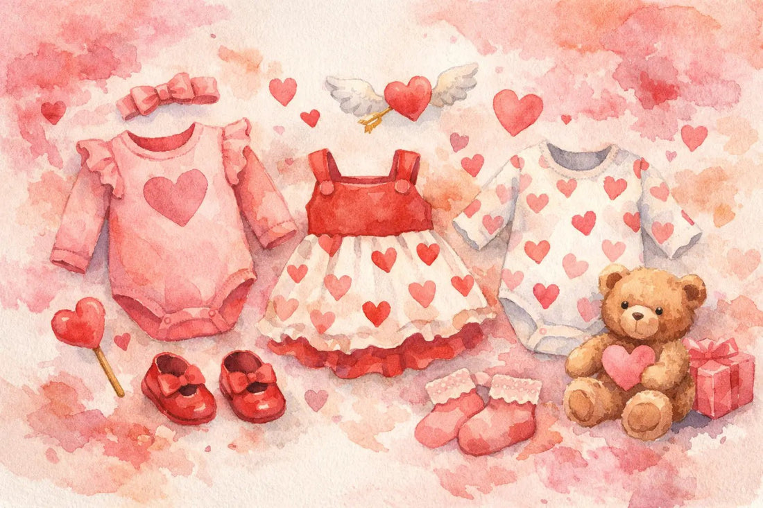Cute Baby Outfits for Valentine Day Ideas - Abbies Place