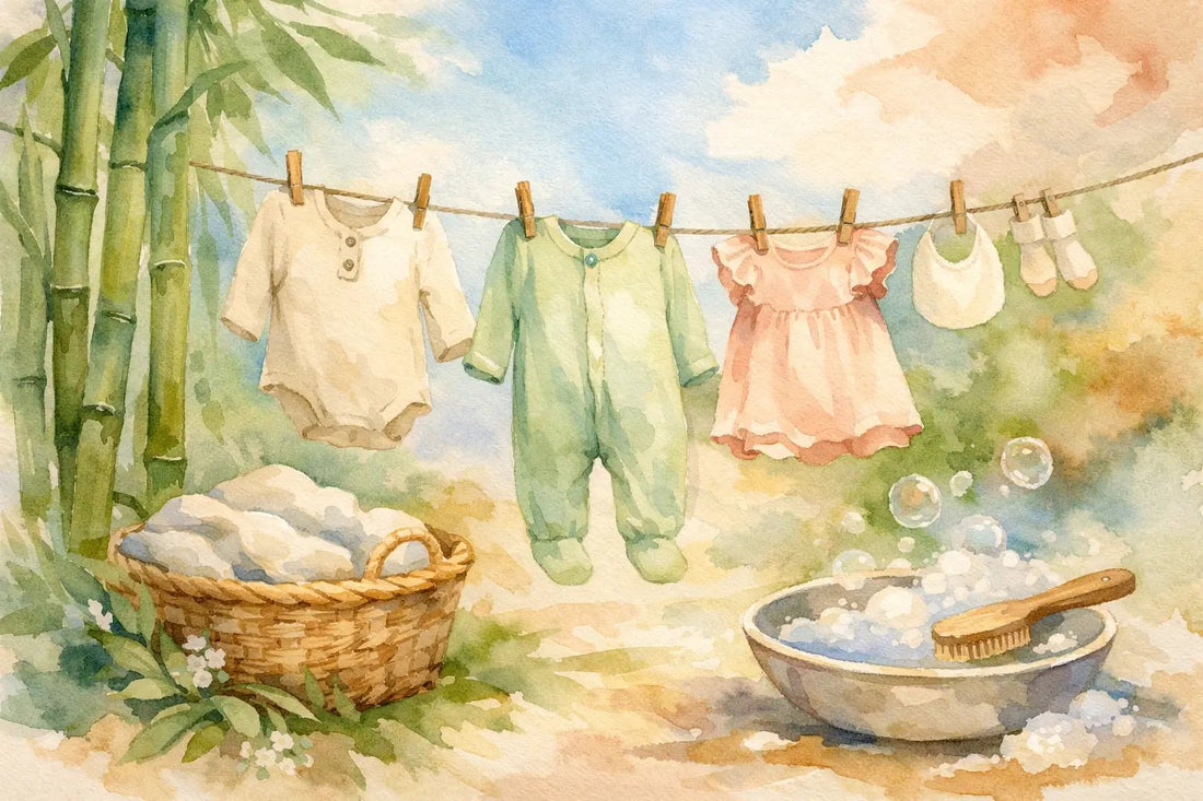 How to Wash Bamboo Baby Clothes Right - Abbies Place