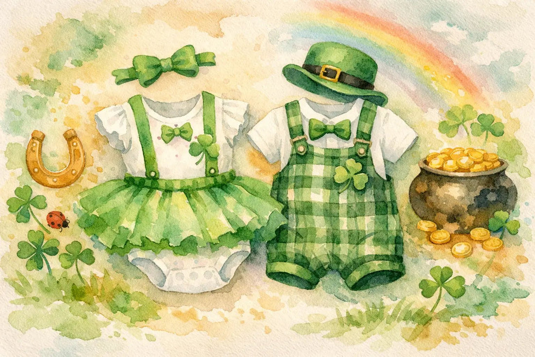 Sweet St Patricks Day Baby Outfits - Abbies Place