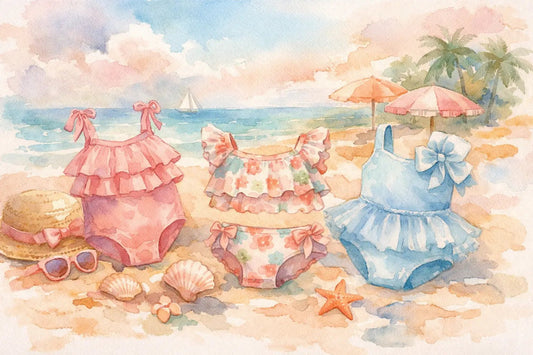 Toddler Girls Boutique Swimsuits That Feel Special - Abbies Place