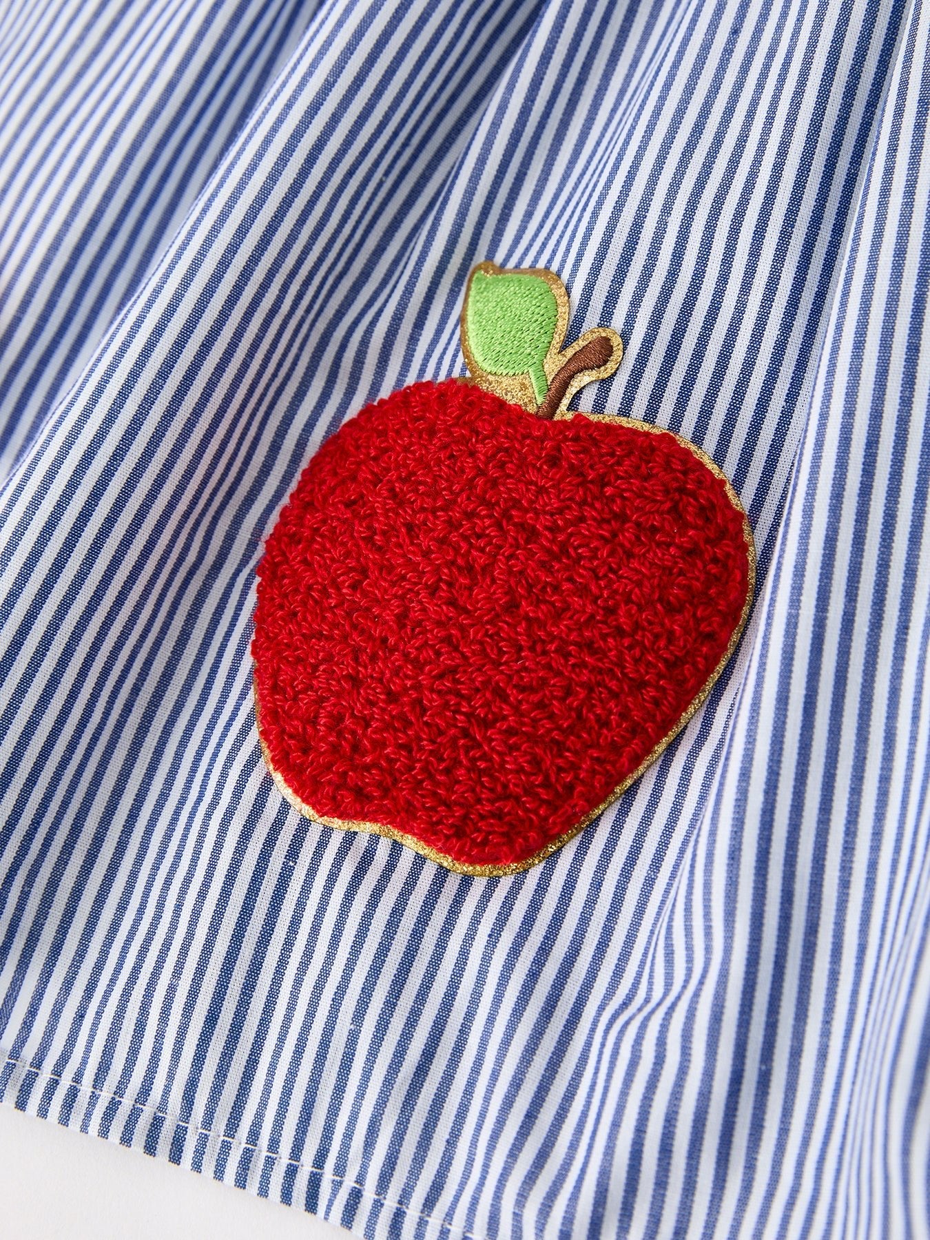 BACK TO SCHOOL Apple Applique Girls Dress - Abbies Place