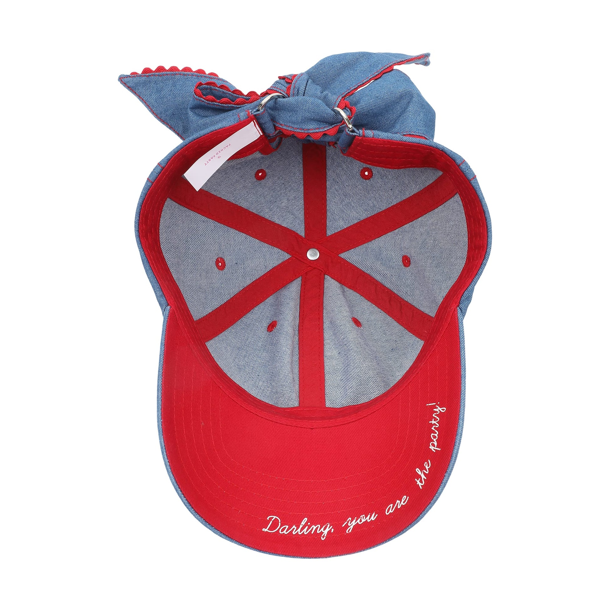 Big Bow Energy Denim Hat - Abbies Place