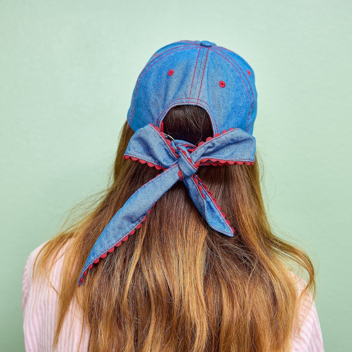 Big Bow Energy Denim Hat - Abbies Place