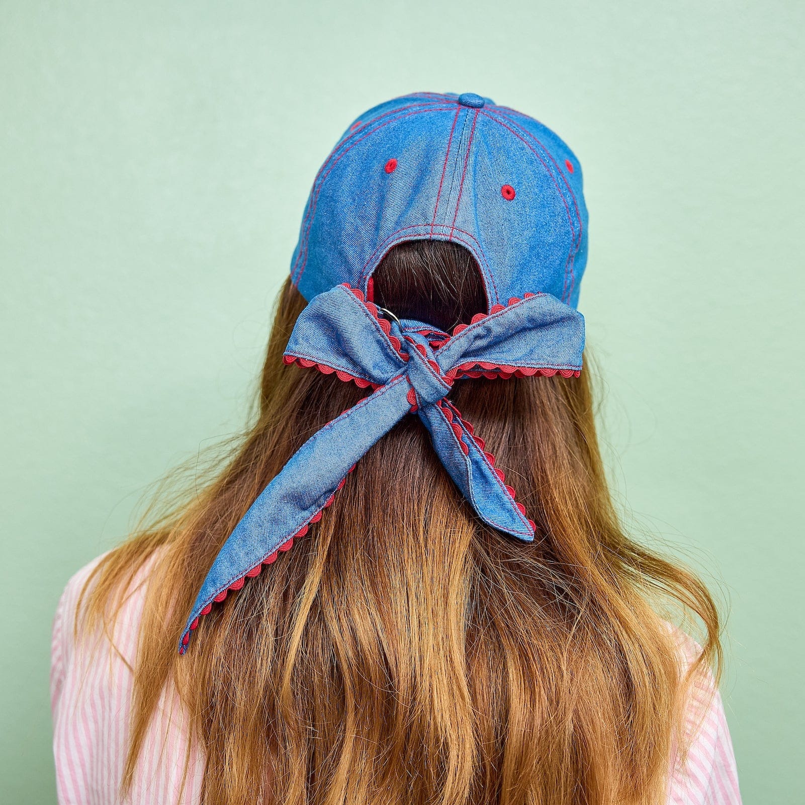 Big Bow Energy Denim Hat - Abbies Place