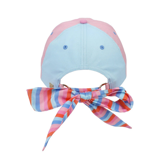 Big Bow Energy Hat (Striped) - Abbies Place