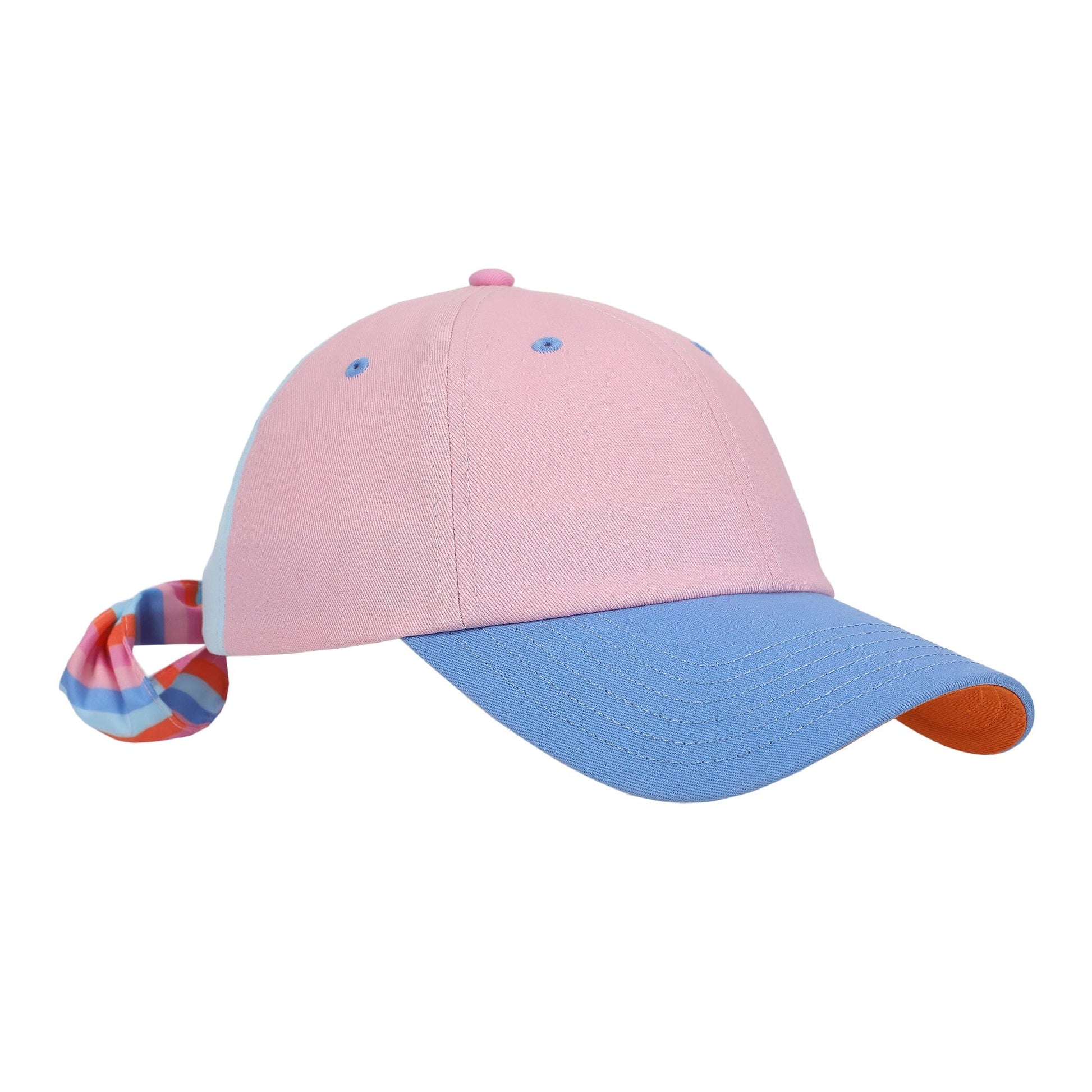 Big Bow Energy Hat (Striped) - Abbies Place