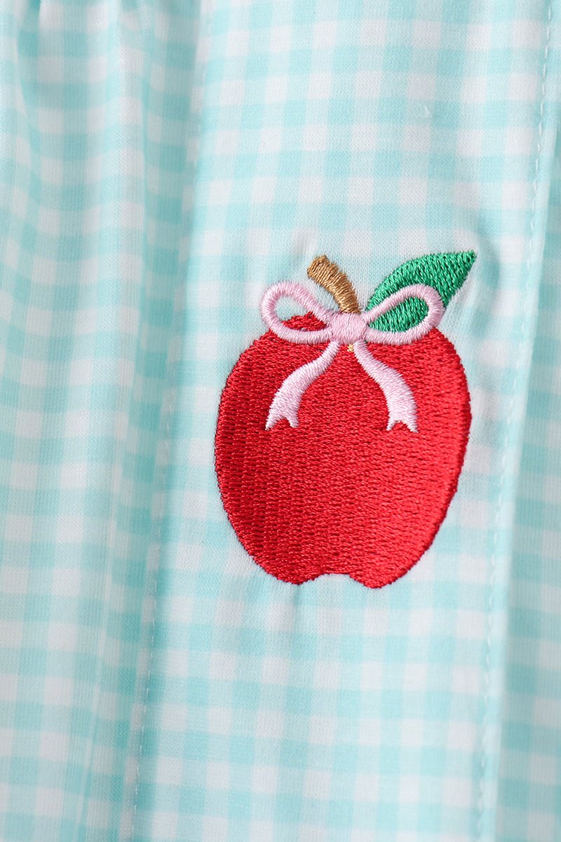 Blue Apple Smocked Ruffle Shorts Set - Abbies Place