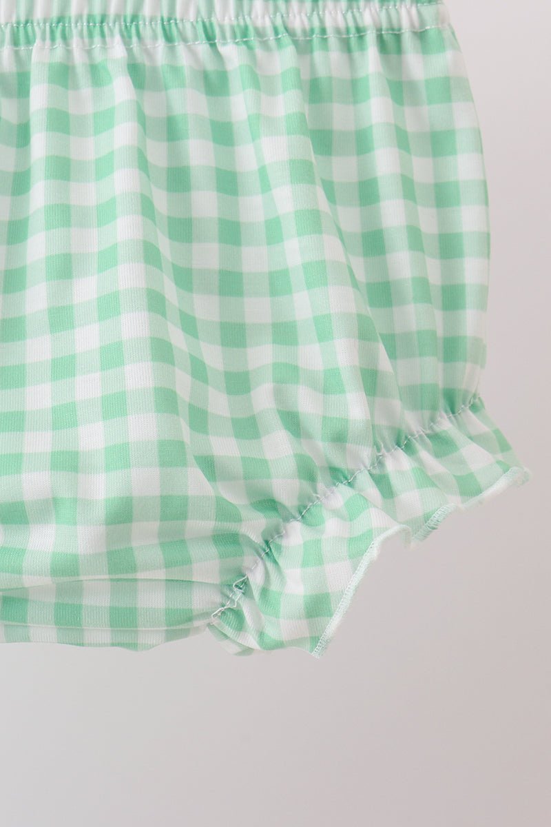 Blue Farm Embroidered Bloomer Set - Abbies Place