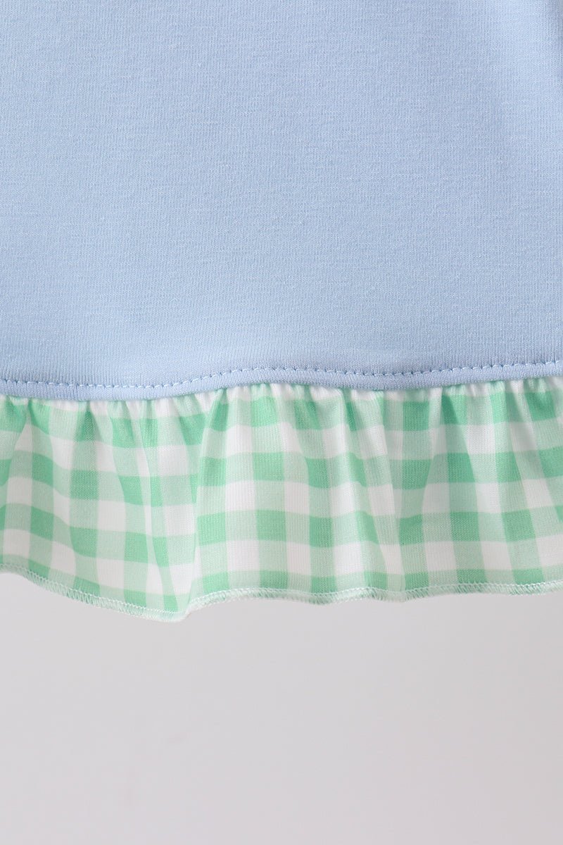 Blue Farm Embroidered Bloomer Set - Abbies Place