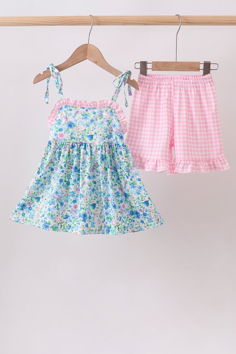 Blue Floral Set - Abbies Place