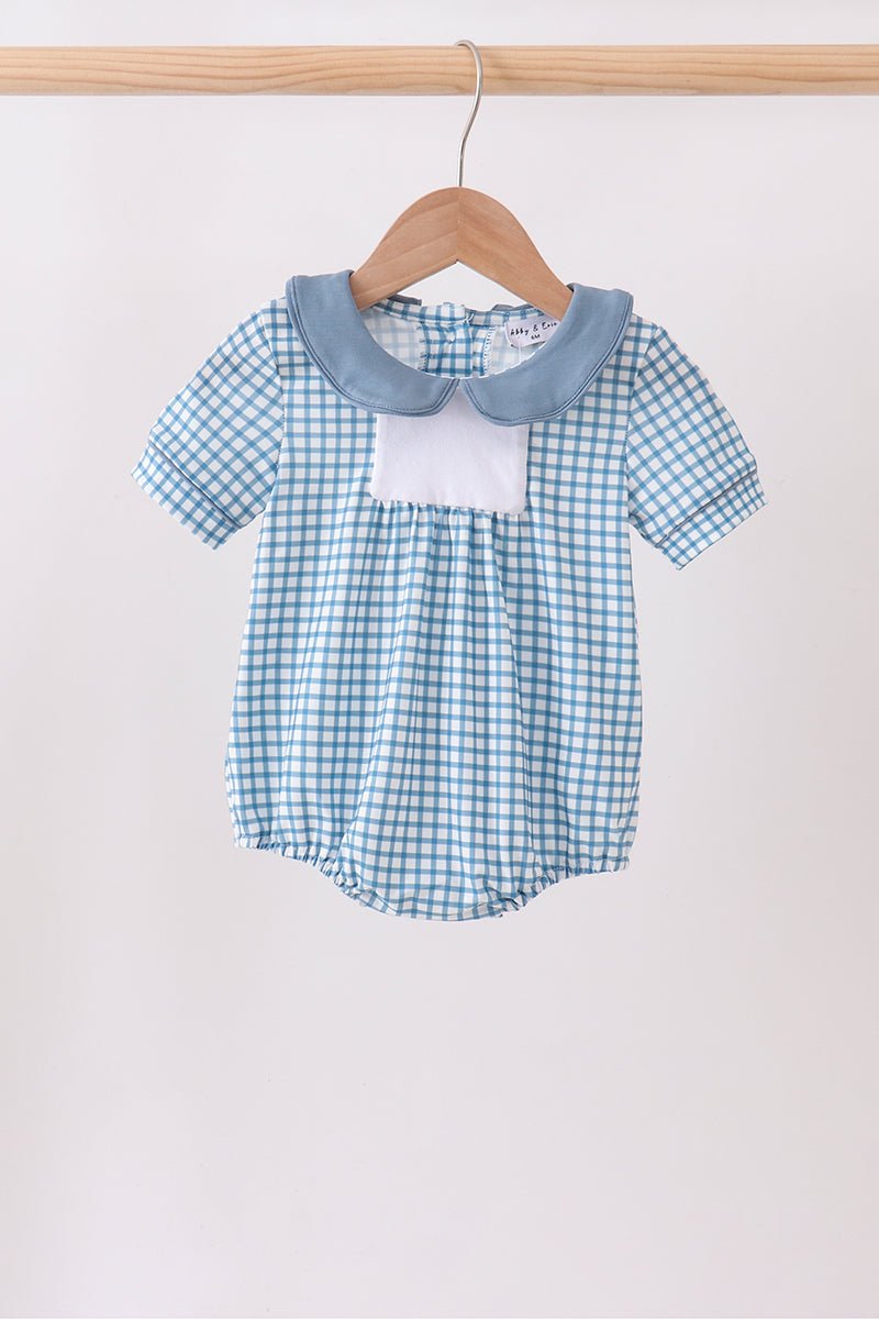 Blue Grid Bubble - Abbies Place
