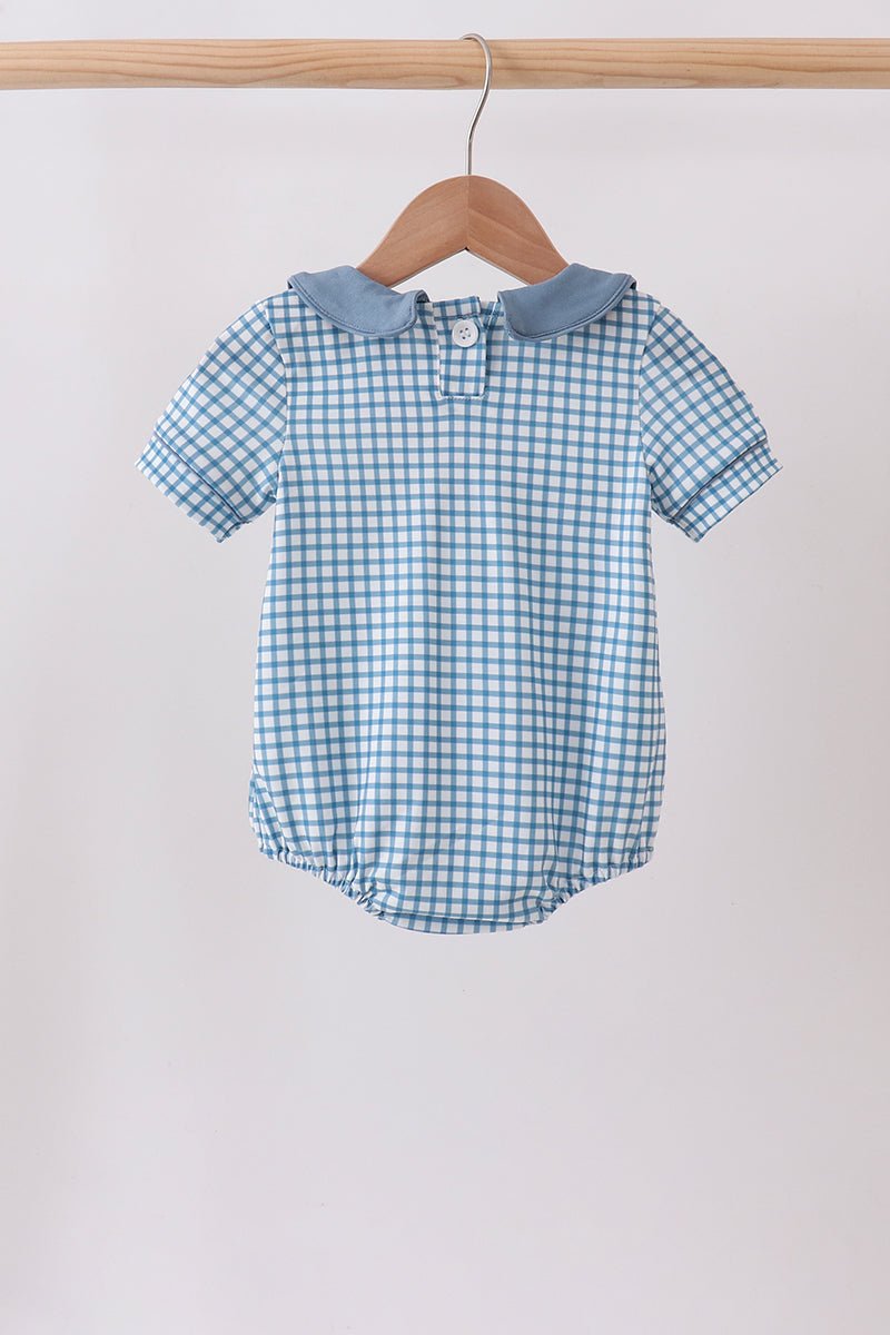 Blue Grid Bubble - Abbies Place