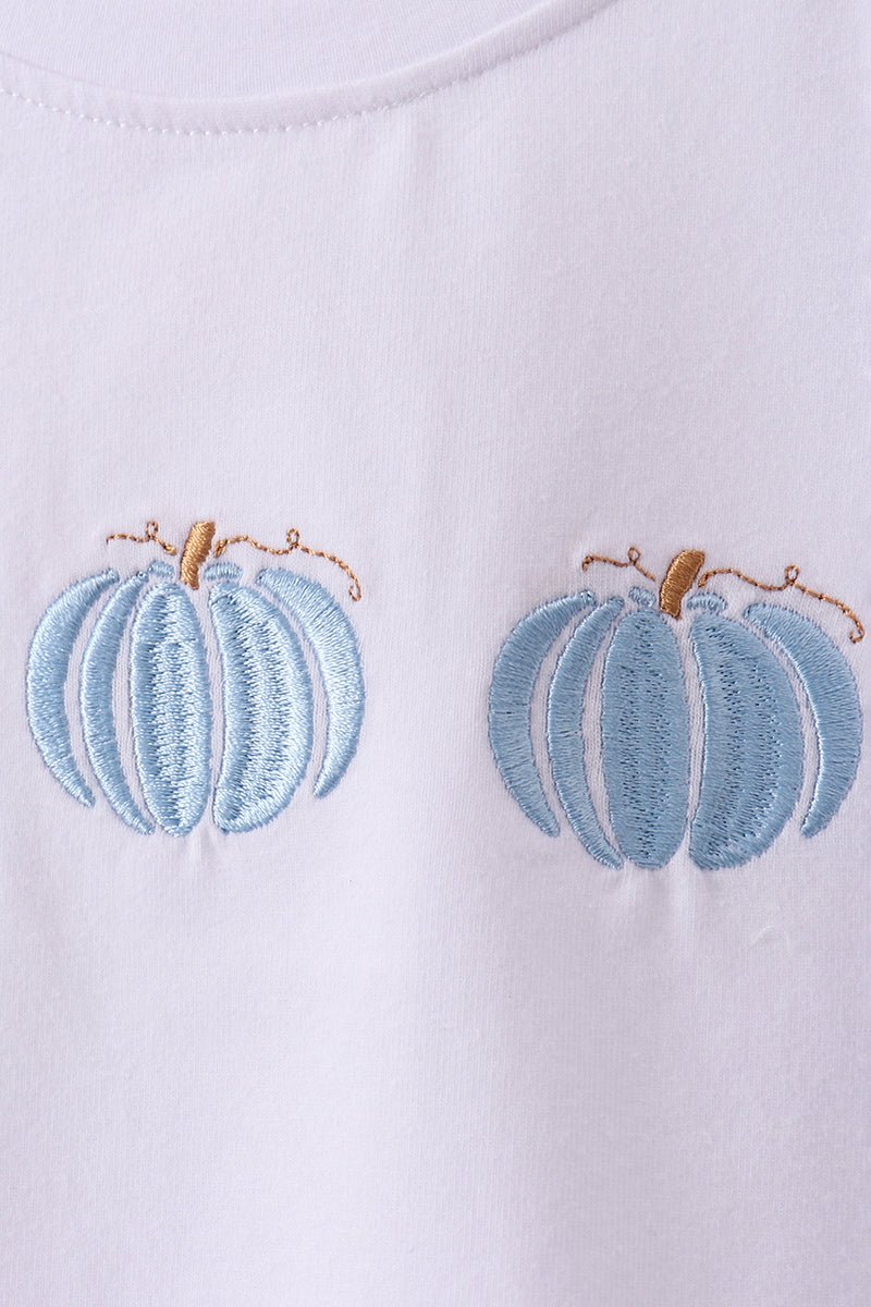 Blue Pumpkin Embroidered Gingham Shorts Set - Abbies Place