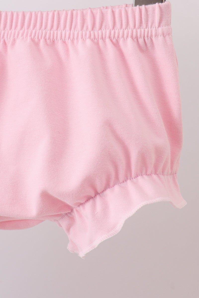 Blue Stripe Bow Seersucker Bloomer Set - Abbies Place