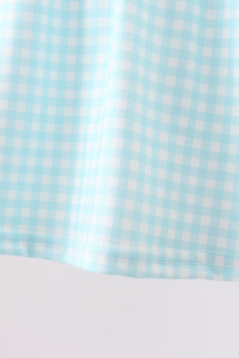 Blue Umbrella Smocked Dress - Abbies Place
