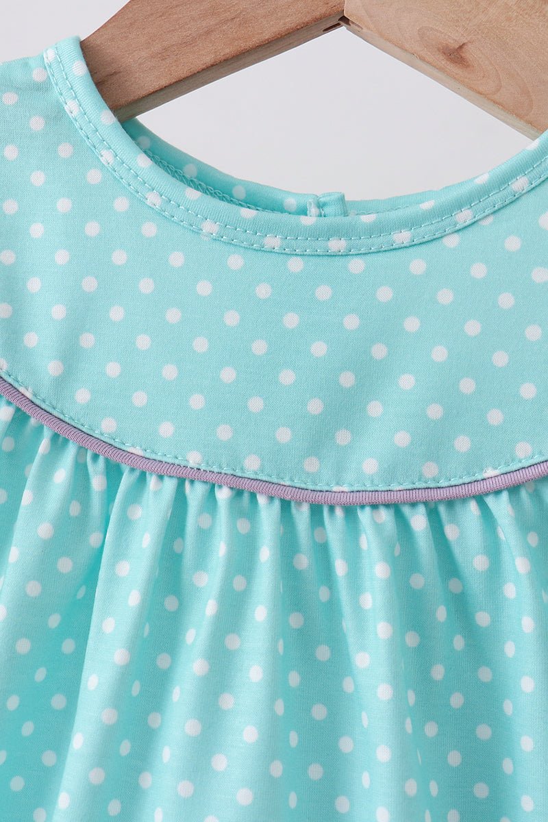 Blue under the sea Embroidered Bloomer Set - Abbies Place