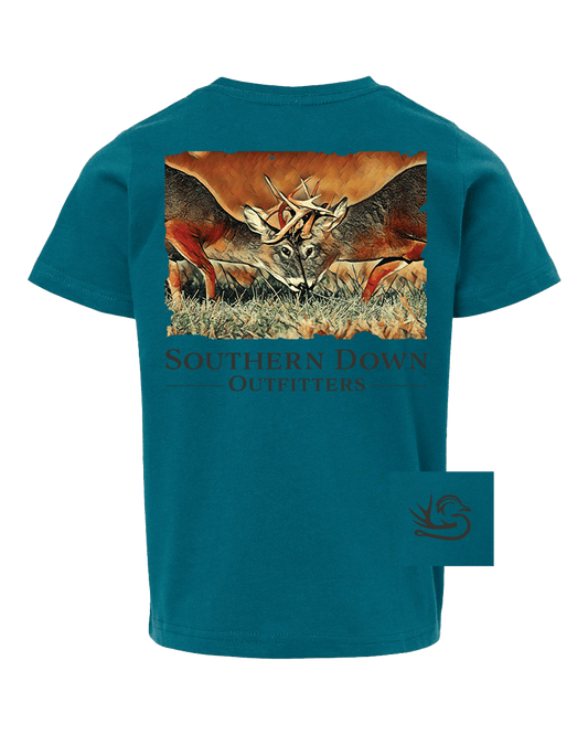 Bucks Fighting Toddler Tee - Abbies Place