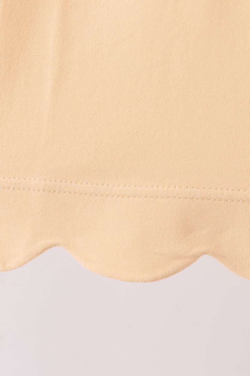Buttercup Scalloped Bow Dress - Abbies Place