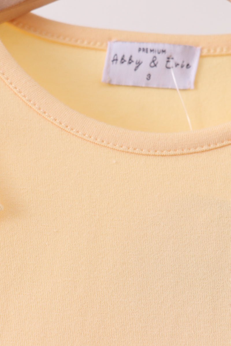 Buttercup Scalloped Bow Dress - Abbies Place