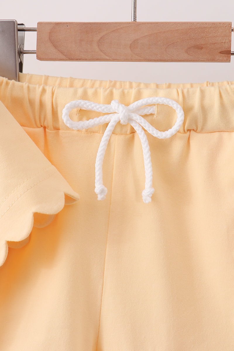 Buttercup Scalloped Shorts Set - Abbies Place