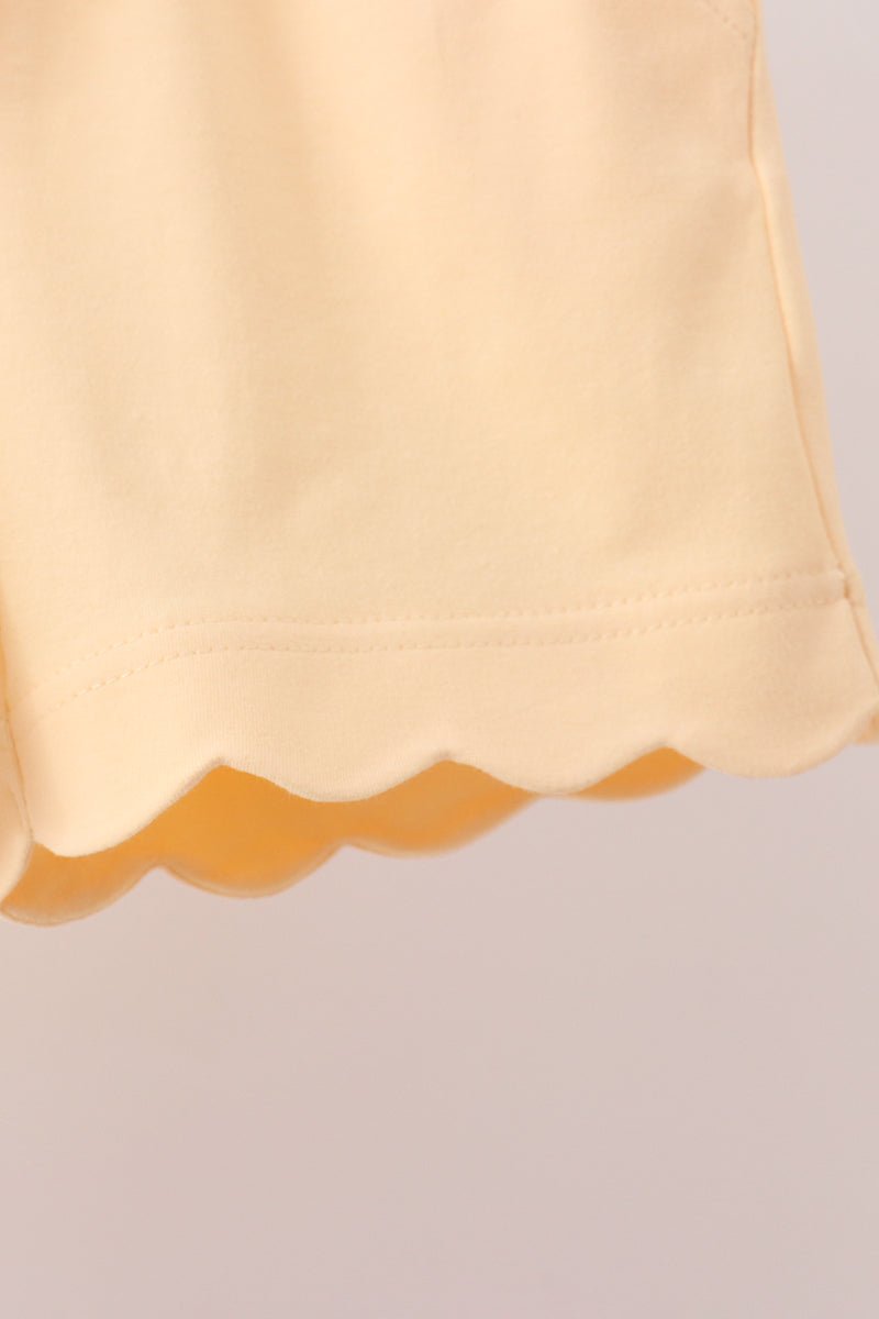 Buttercup Scalloped Shorts Set - Abbies Place