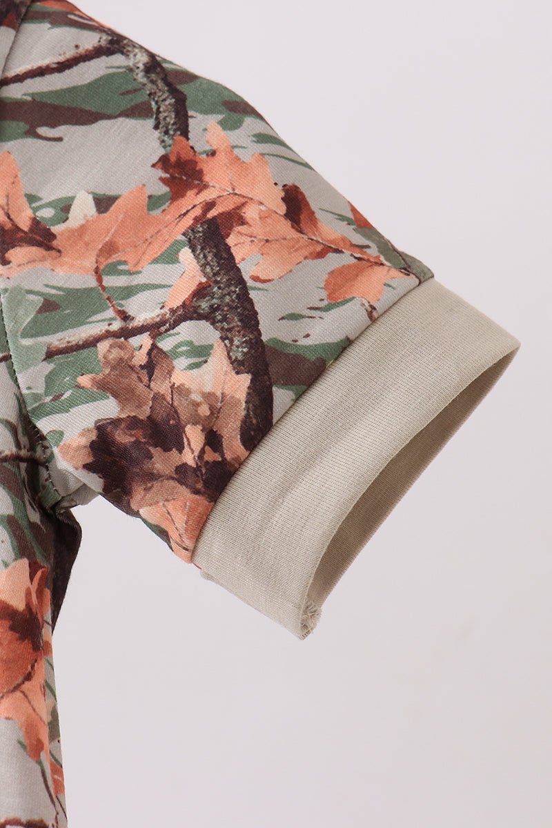 Camo Duck Embroidered Pocket Bubble - Abbies Place