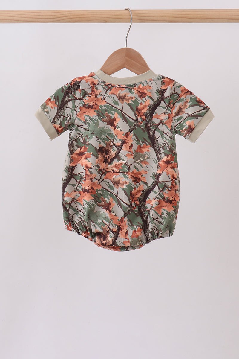 Camo Duck Embroidered Pocket Bubble - Abbies Place