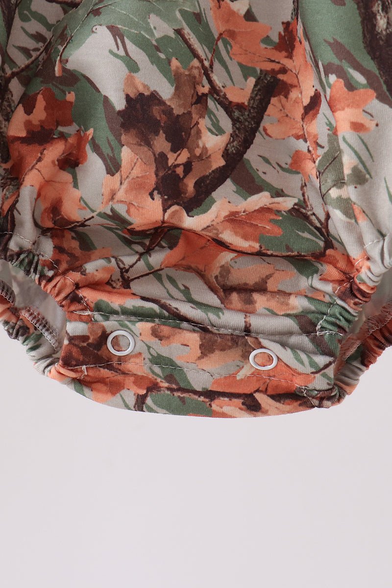 Camo Duck Embroidered Pocket Bubble - Abbies Place