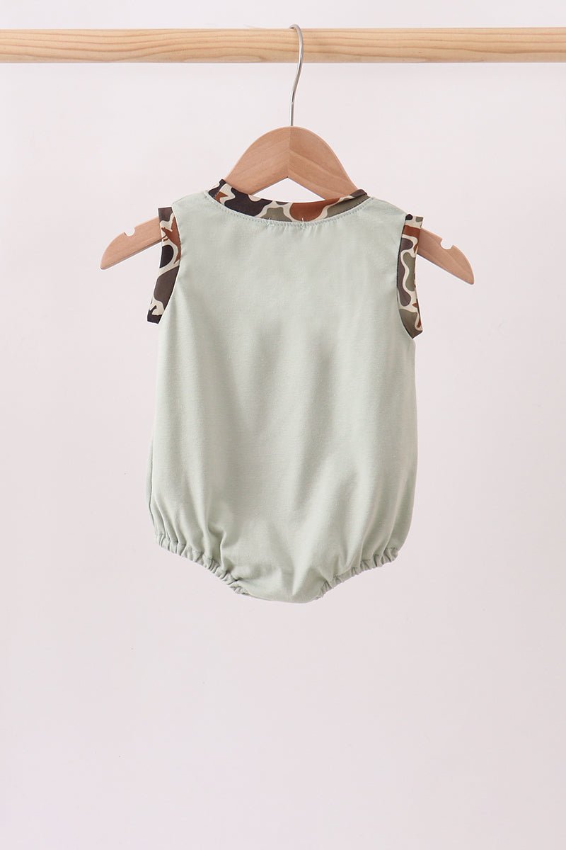 Camo Hunting Embroidered Bubble - Abbies Place