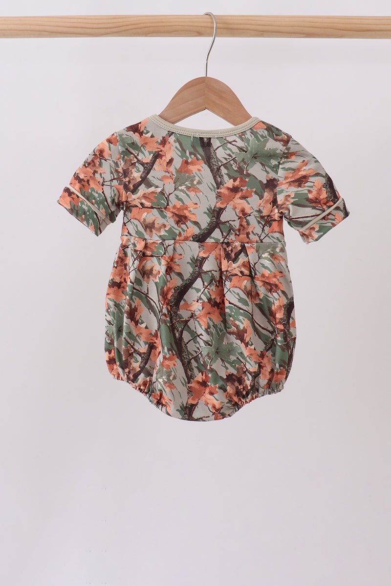 Camo Wildlife Embroidered Bubble - Abbies Place