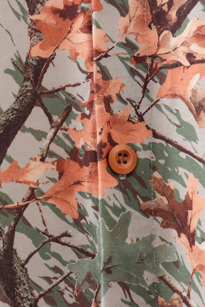 Camo Wildlife Embroidered Dad&me Button Down Shirt - Abbies Place