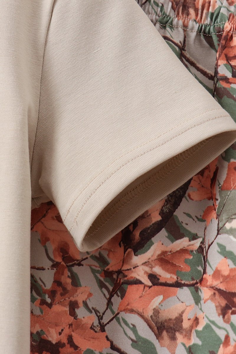 Camo Wildlife Embroidered Shorts Set - Abbies Place