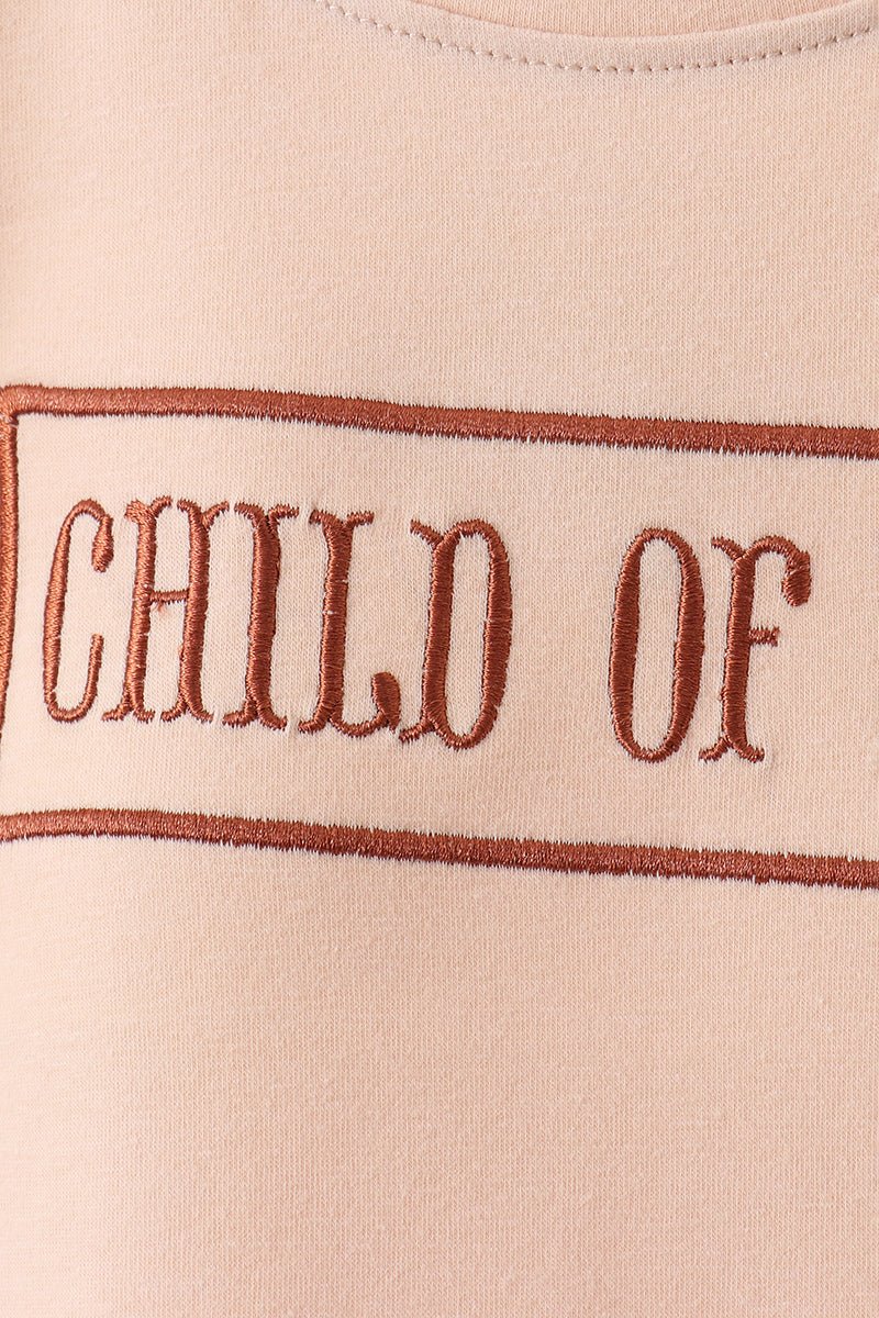 Child of God Embroidered Shorts Set - Abbies Place