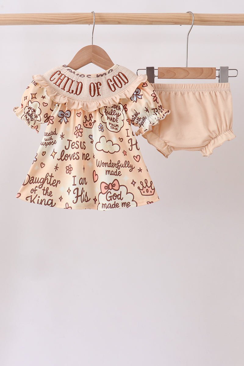 Child of God Smocked Bloomer Set - Abbies Place