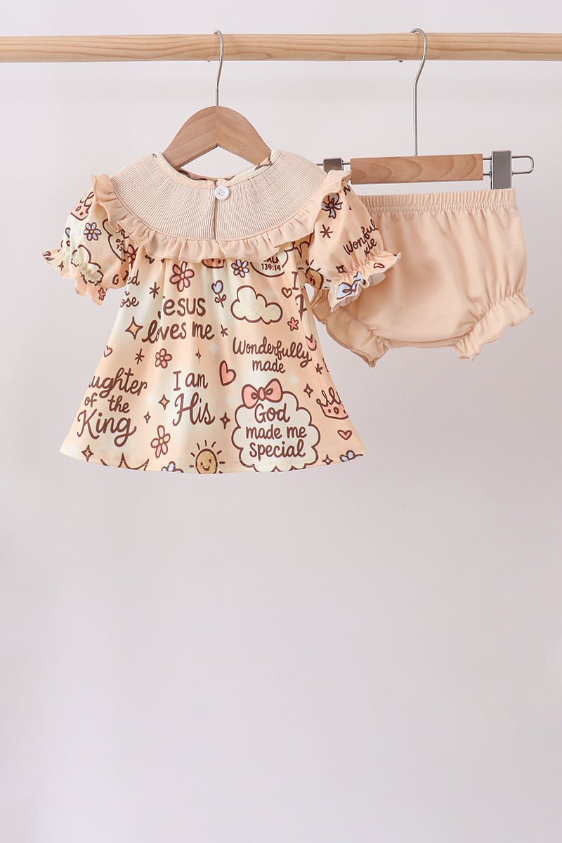 Child of God Smocked Bloomer Set - Abbies Place