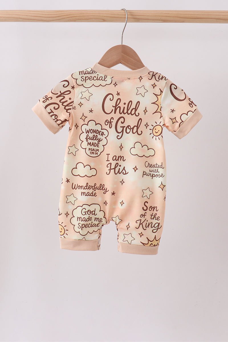 Child of God Smocked Romper - Abbies Place