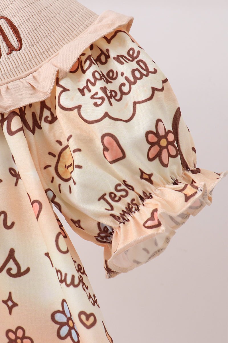 Child of God Smocked Ruffle Dress - Abbies Place