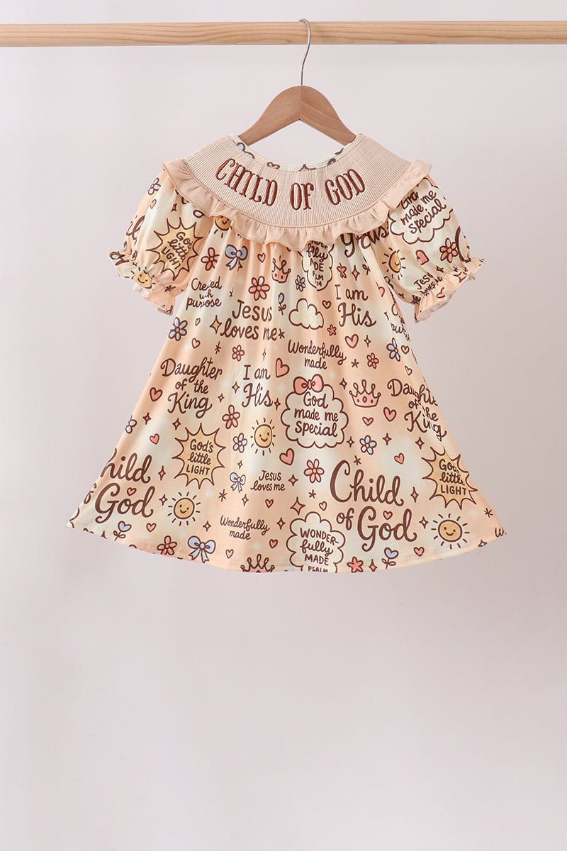 Child of God Smocked Ruffle Dress - Abbies Place