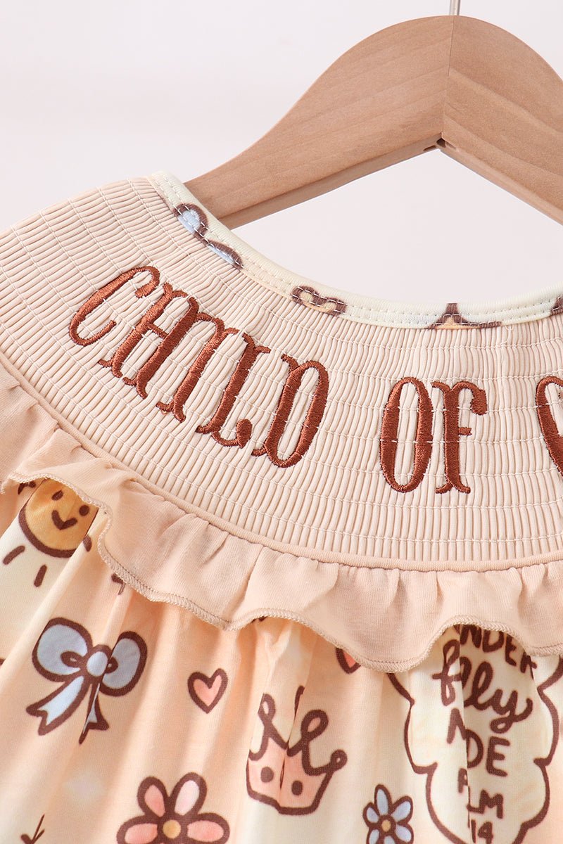 Child of God Smocked Ruffle Dress - Abbies Place
