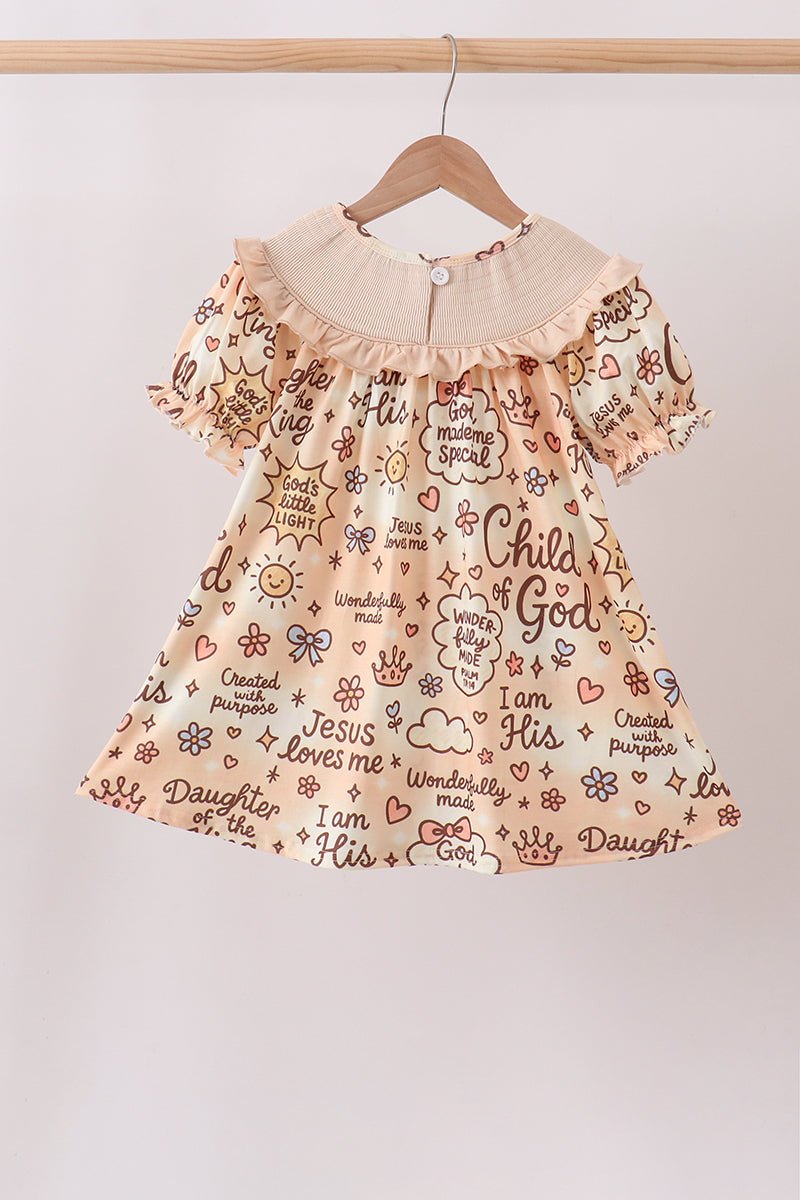Child of God Smocked Ruffle Dress - Abbies Place