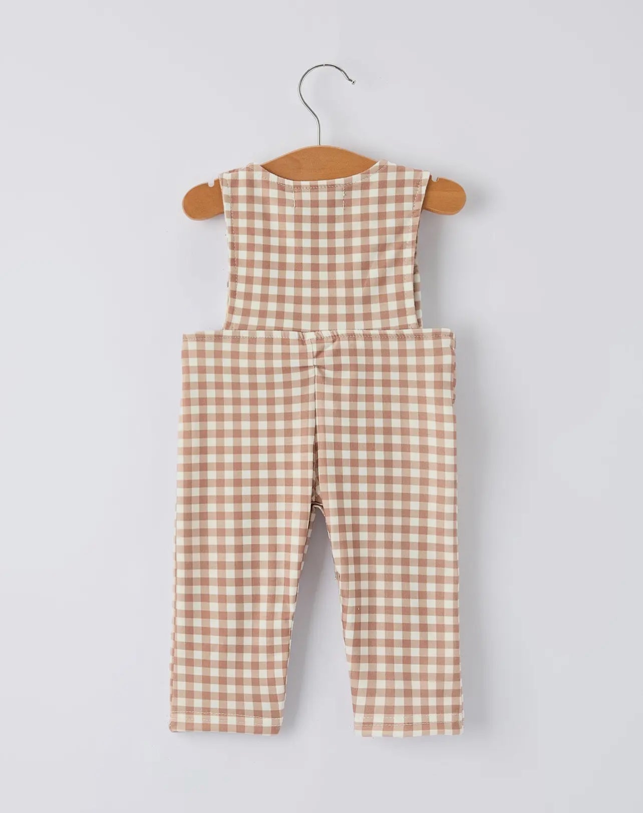 Christmas Vintage-Style Plaid Embroidered Gingerbread and Bows Boy Romper - Abbies Place