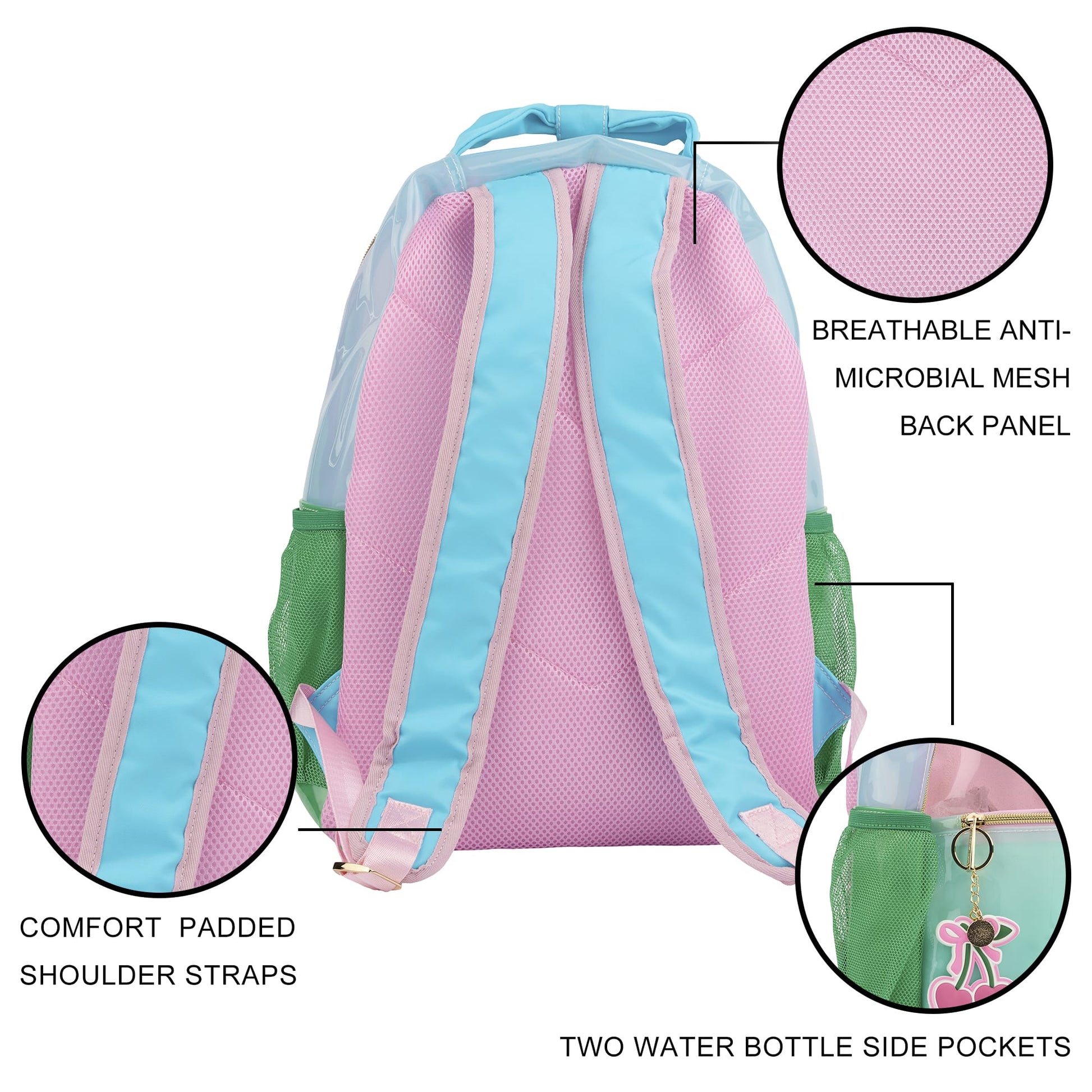 Colorblock Jelly Backpack - Abbies Place