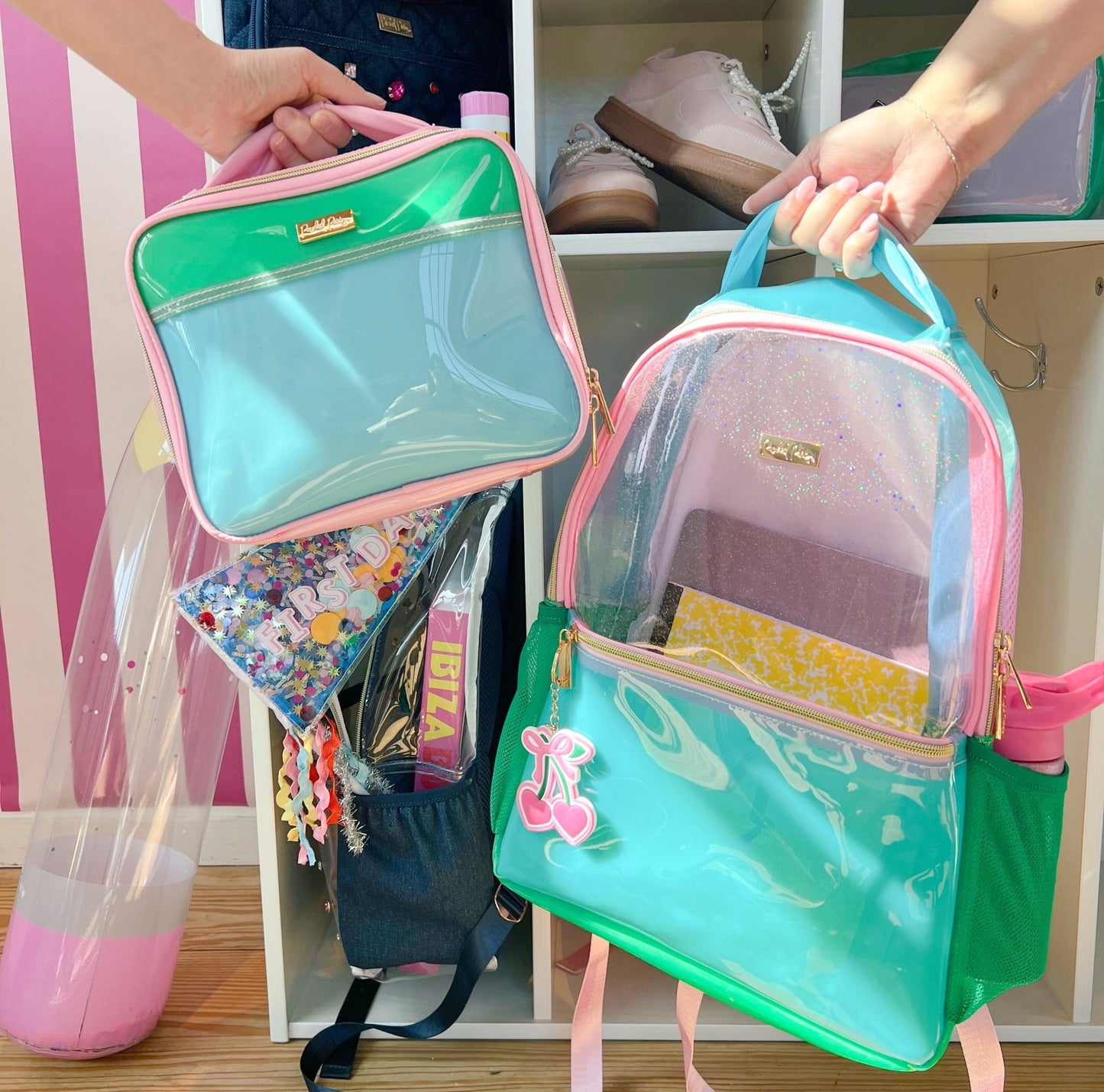 Colorblock Jelly Backpack - Abbies Place