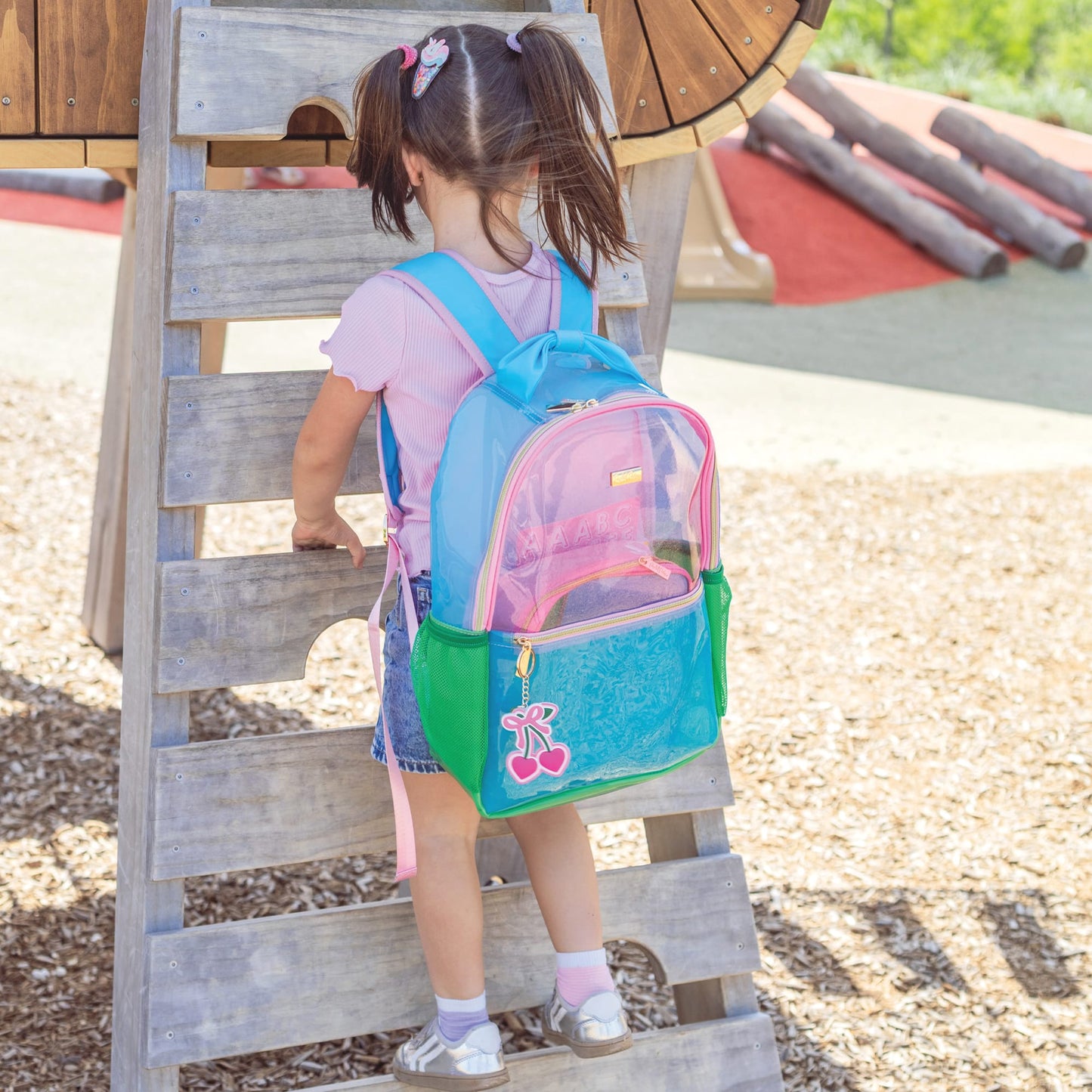 Colorblock Jelly Backpack - Abbies Place