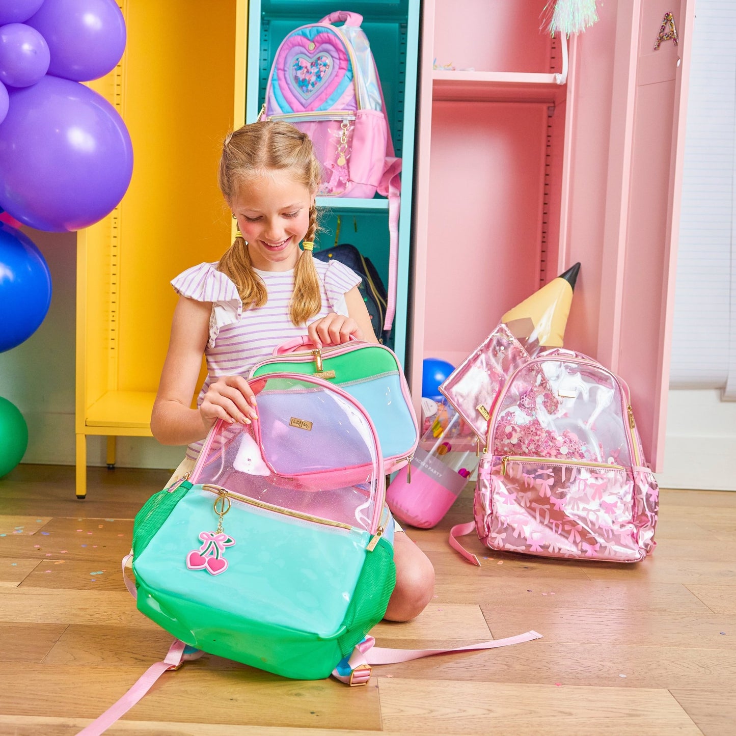 Colorblock Jelly Backpack - Abbies Place