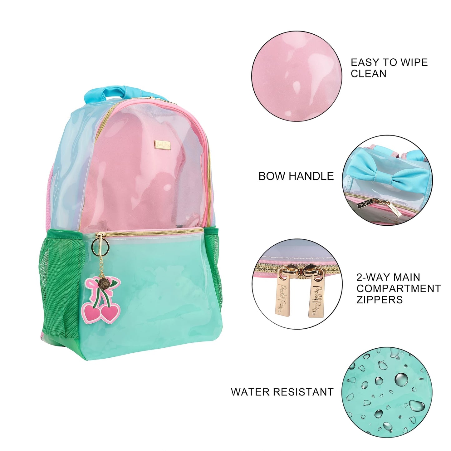 Colorblock Jelly Backpack - Abbies Place